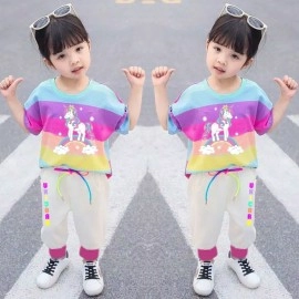 Baju Anak St Unicorn Sl Rainbow