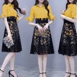 Baju Korea St Viera Hn Mustard