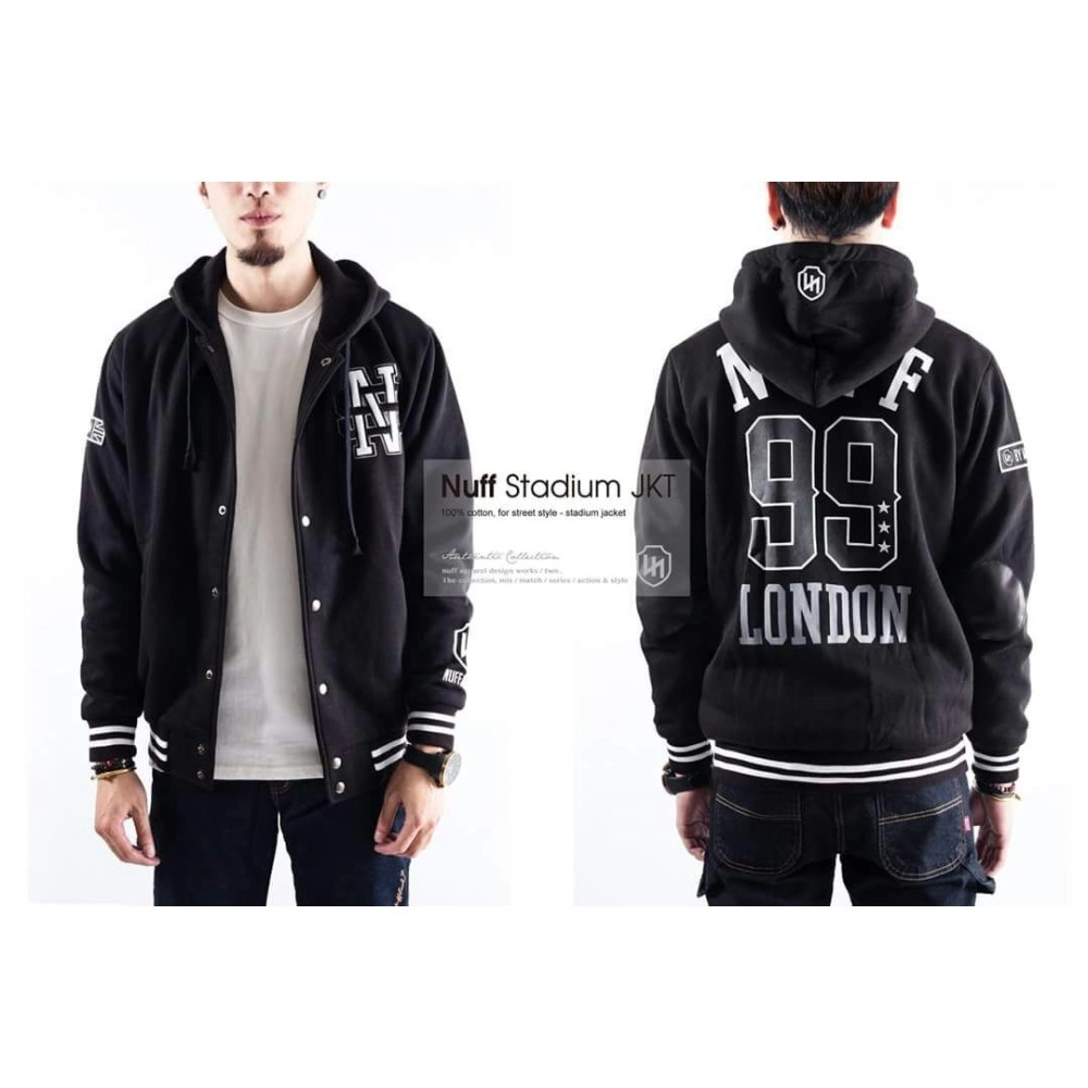Baju Pria Jkt Premium Hoodie Nuff Pp Hitam Baju Pria Jkt Premium Hoodie Nuff Pp Hitam