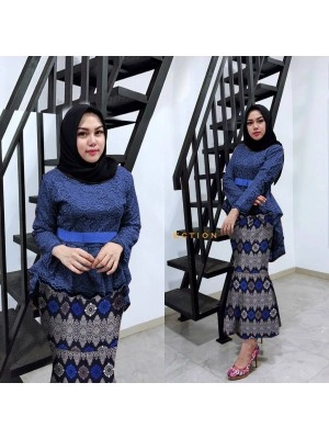 Baju Korea St Kb Salsa Ra Navy