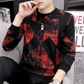 Baju Pria Top Figo Sn Hitam Merah