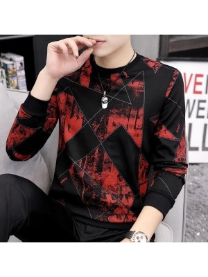 Baju Pria Top Figo Sn Hitam Merah