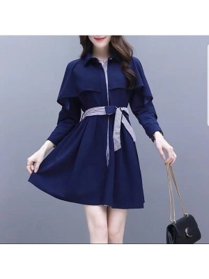 Baju Korea Drs Wilona Hn Navy