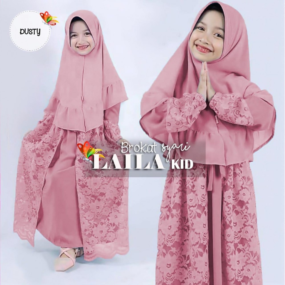 Baju Anak Kd Hj Syari Laila Jc Dusty Baju Anak Kd Hj Syari Laila Jc Dusty