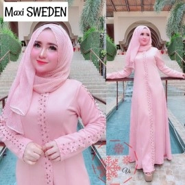 Baju Korea Maxi Sweden Vs Dusty