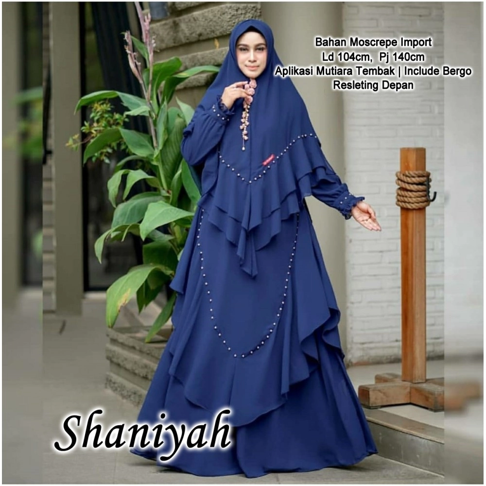 Baju Korea Hj Syari Shaniyah Us Navy