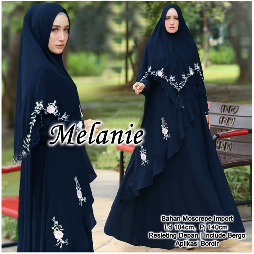 Baju Korea Hj Syari Melanie Us Navy