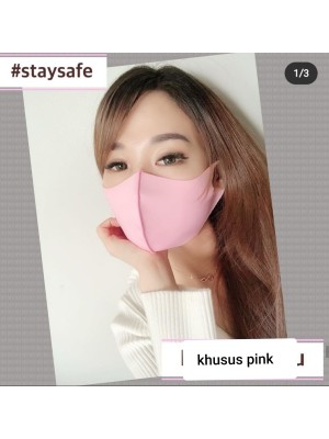 Masker Pink Isi 6
