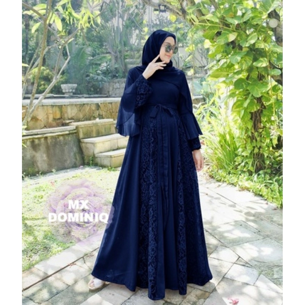 Baju Wanita Hj Maxi Dominiq Rd Navy Baju Wanita Hj Maxi Dominiq Rd Navy
