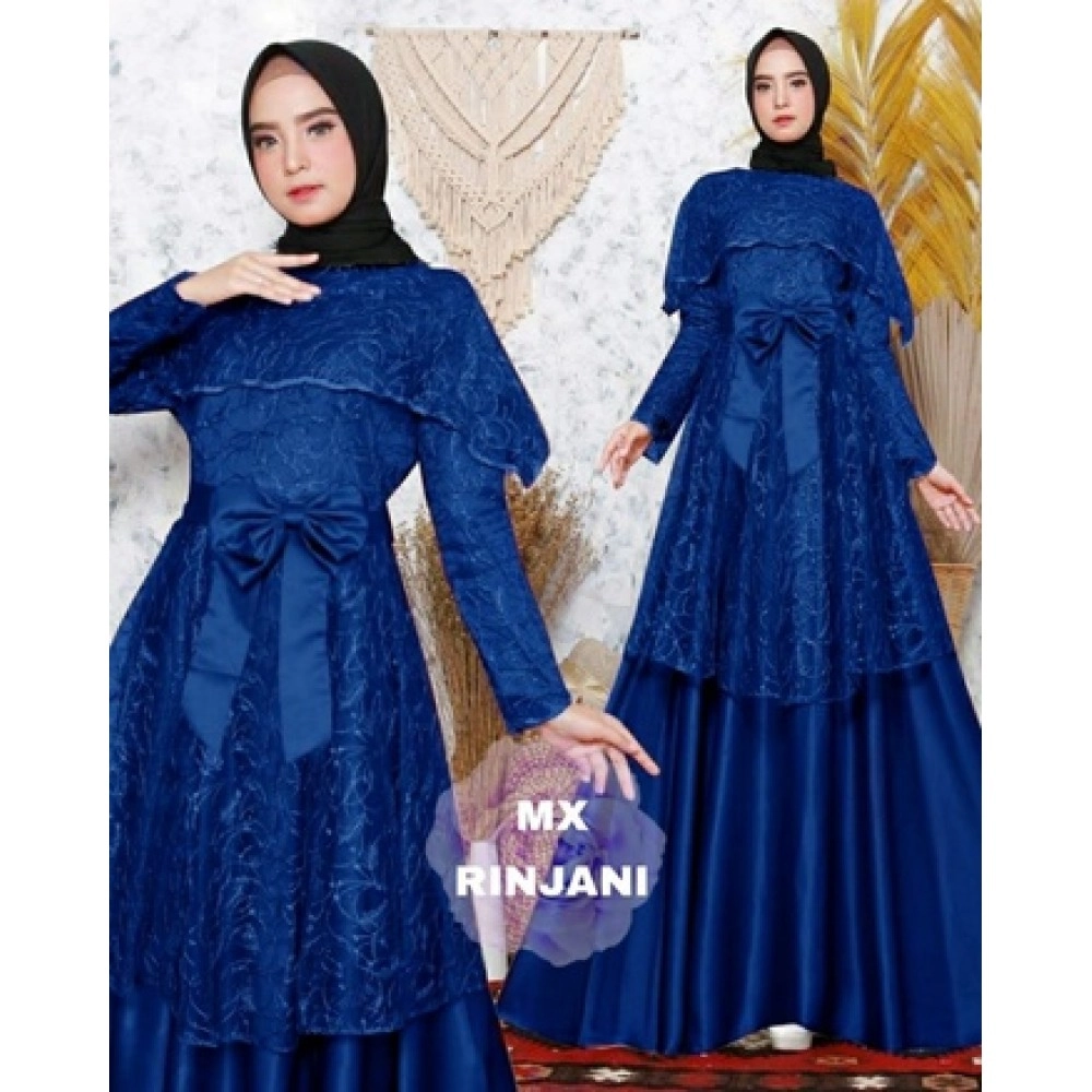 Baju Wanita Hj Maxi Rinjani Rd Navy Baju Wanita Hj Maxi Rinjani Rd Navy