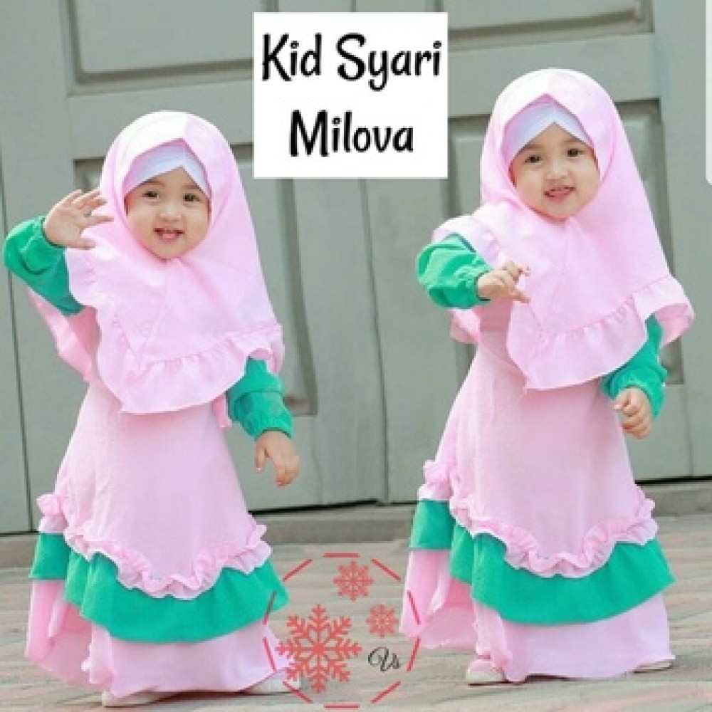Baju Anak Kd Hj Syari Milova Vs Babypink Baju Anak Kd Hj Syari Milova Vs Babypink
