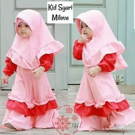 Baju Anak Kd Syari Milova Vs Salem