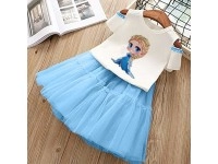 Baju Anak Kd St Frozen Led Sl Blue