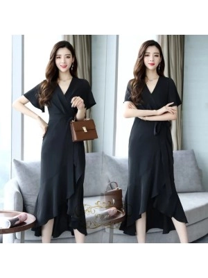 Baju Korea Drs Nelly Ff Hitam