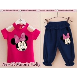 Baju Anak Kd St Minnie Holly Vl Navy