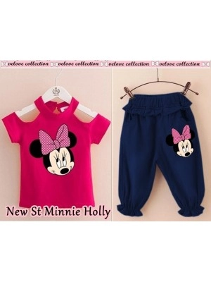 Baju Anak Kd St Minnie Holly Vl Navy
