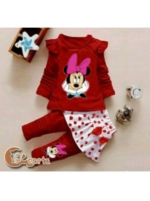 Baju Anak Kd St Lorinda Mickey Ch Red TF