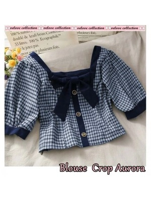 Baju Wanita Blouse Aurora Vl Biru