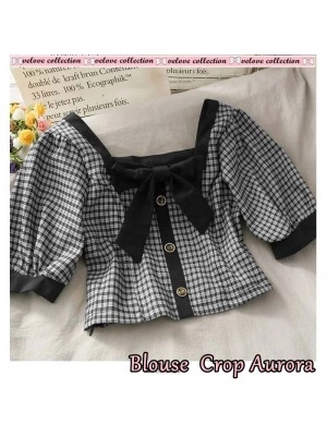 Baju Wanita Blouse Aurora Vl Hitam