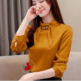Baju Wanita Blouse Daissy Ij Mustard