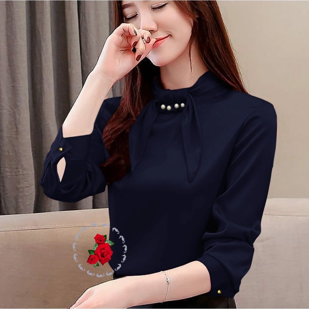 Baju Wanita Blouse Daissy Ij Navy