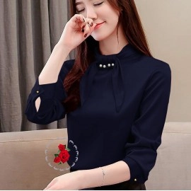 Baju Wanita Blouse Daissy Ij Navy