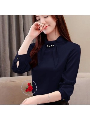 Baju Wanita Blouse Daissy Ij Navy