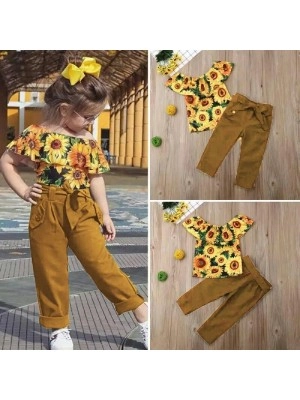 Baju Anak Kd St Sunflower Ks Mustard