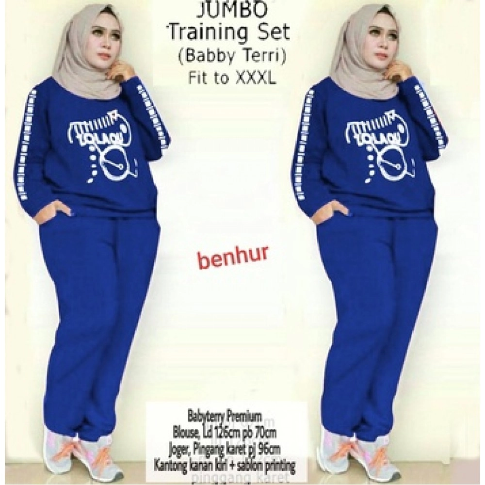 Baju Wanita Jumbo St Training Ra Benhur Baju Wanita Jumbo St Training Ra Benhur