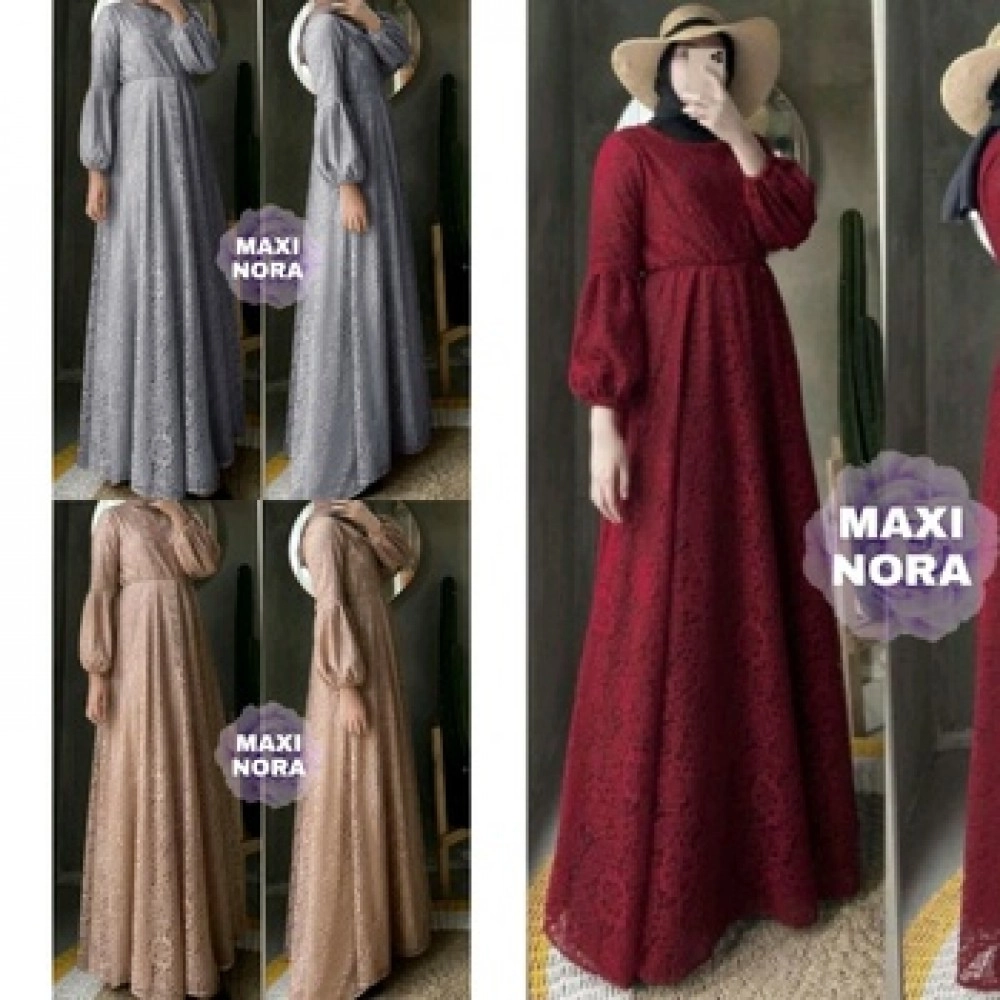 Baju Wanita Maxi Nora Rd Maxi