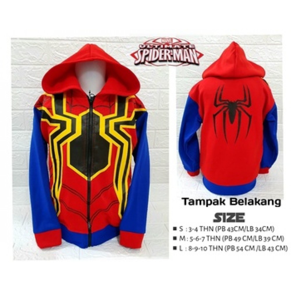 Baju Anak Kd Jkt Spiderman Ultimate Ga Red Baju Anak Kd Jkt Spiderman Ultimate Ga Red