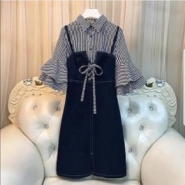 Baju Korea St Olivia Jeans Ra