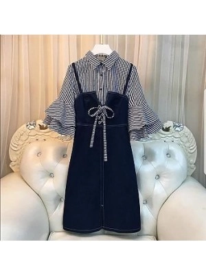 Baju Korea St Olivia Jeans Ra