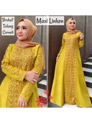 Baju Korea Hj Maxi Linken Vs Kubus