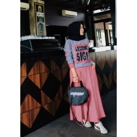 Baju Korea St Sign Ff Dusty