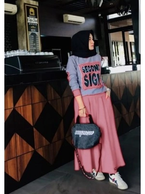 Baju Korea St Sign Ff Dusty