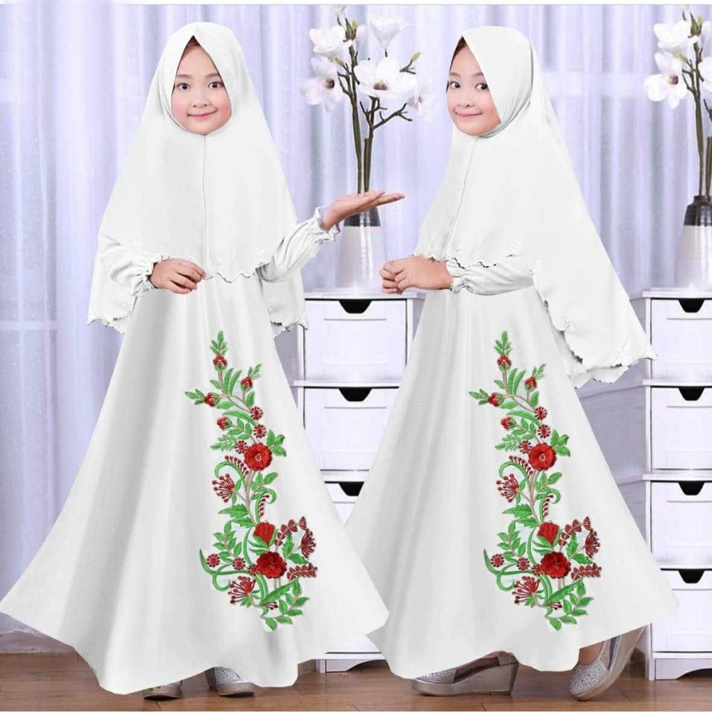 Baju Anak Kd Hj Serina Ds White Baju Anak Kd Hj Serina Ds White