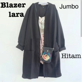 Baju Korea Blazer Lararo Black