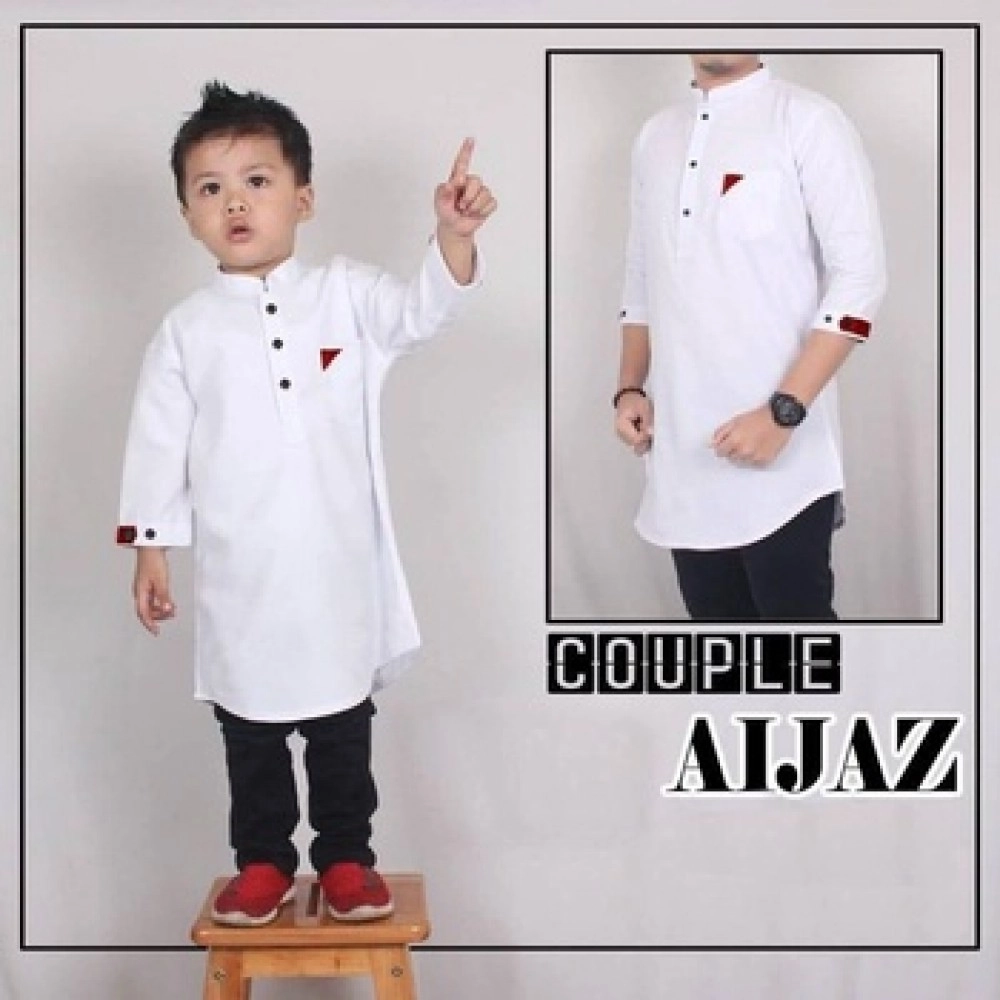 Baju Couple Cp Koko Aijaz Rd Putih