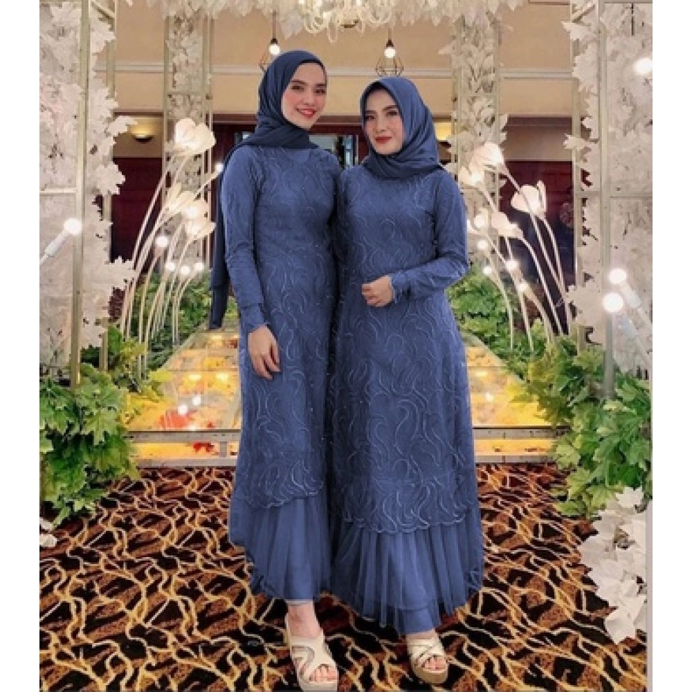 Baju Wanita Drs Geraldine L Ra Navy
