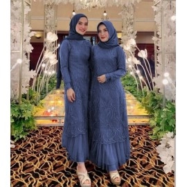 Baju Wanita Drs Geraldine L Ra Navy