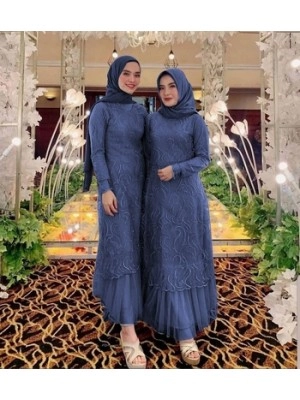 Baju Wanita Drs Geraldine L Ra Navy