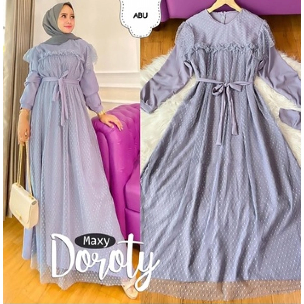 Baju Wanita Hj Maxi Doroty Jc Abu