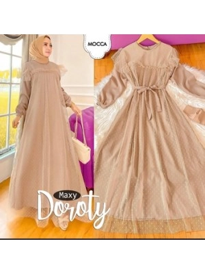Baju Wanita Hj Maxi Doroty Jc Mocca