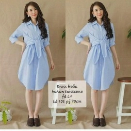 Baju Wanita Drs Holia Ms Biru