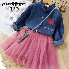 Baju Anak Kd St Adriana Ff Dusty TF