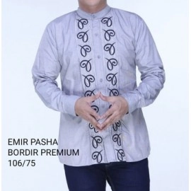 Baju Pria Koko Bordir Emir Pp