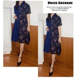 Baju Wanita Drs Grenade Ms Navy