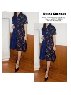Baju Wanita Drs Grenade Ms Navy