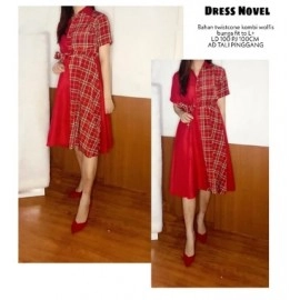 Baju Wanita Drs Novel Ms Merah